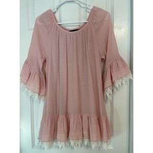Light Pink Swing Mini Dress